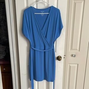 Nine West Blue Wrap Dress